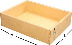 Tiroir &agrave; queue d'aronde